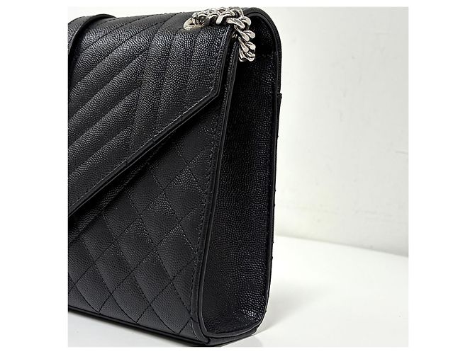 Autre Marque Borsa a Tracolla con Catena a Busta Nera Medium - vista 9