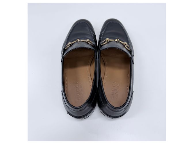 Gucci Mocassini in pelle con morsetto black - vista 7