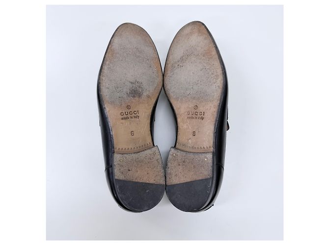 Gucci Mocassini in pelle con morsetto black - vista 8