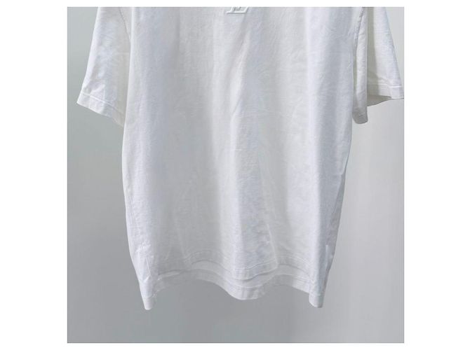 Louis Vuitton Besticktes T-Shirt mit kurzen Ärmeln Weiß - Ansicht 3