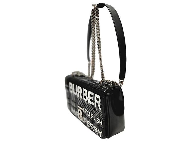Borsa a tracolla Burberry Rolla in pelle nera - vista 2