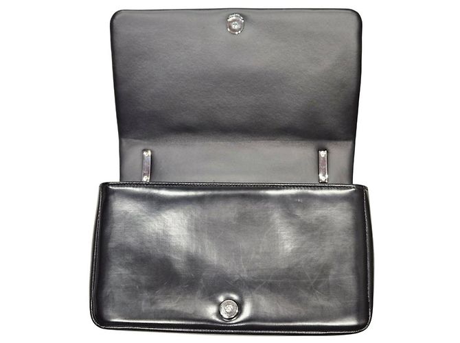 Borsa a tracolla Burberry Rolla in pelle nera - vista 8