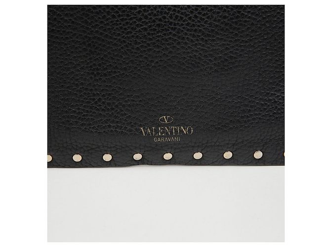 Valentino Clutch Rockstud Envelope Strap Black - vista 3