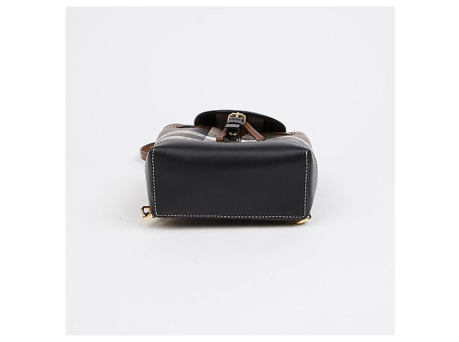 Burberry Check Micro Kordrucksack Dark Birch Brown - Ansicht 5