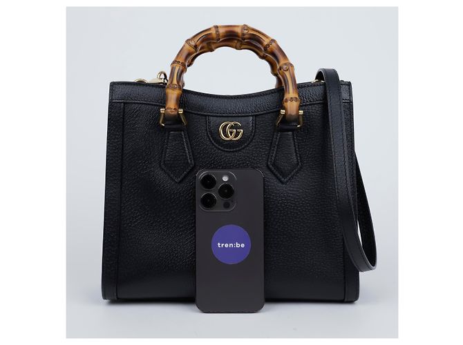 Bamboo Gucci Bolso Tote de Bambú Negro - vista 16