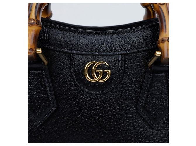 Bamboo Gucci Bolso Tote de Bambú Negro - vista 3