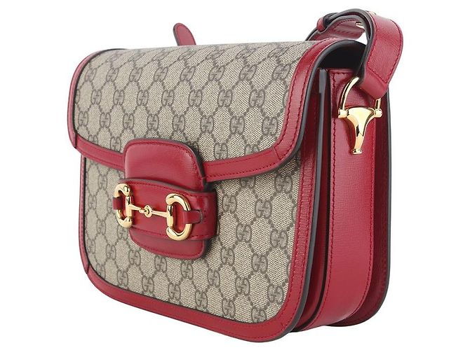 Gucci Borsa a tracolla GG Supreme Horsebit - vista 2