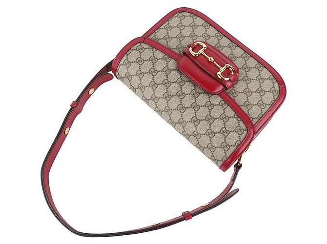 Gucci Borsa a tracolla GG Supreme Horsebit - vista 4