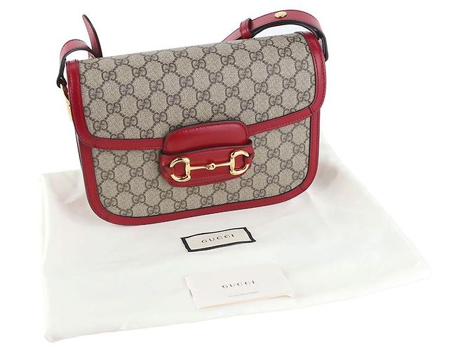Gucci Borsa a tracolla GG Supreme Horsebit - vista 8