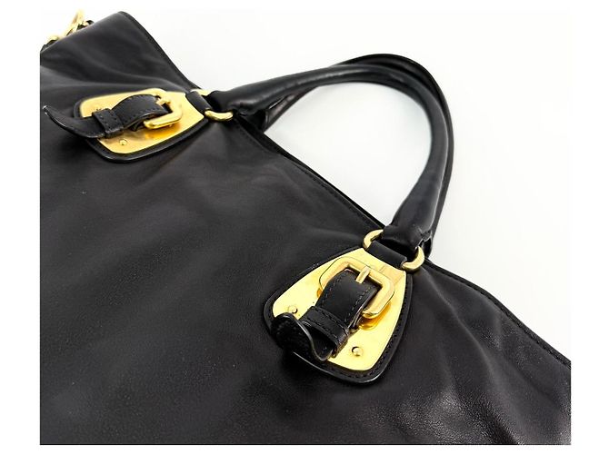 Prada Mala Tote e Mala de Ombro em Bezerro Macio - vista 10
