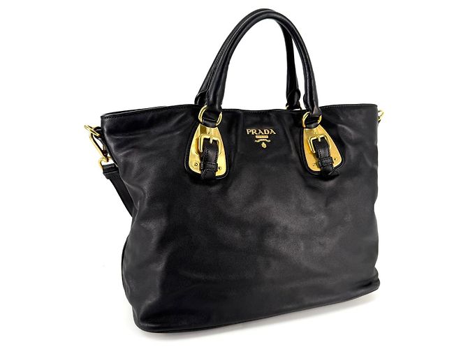 Prada Mala Tote e Mala de Ombro em Bezerro Macio - vista 4
