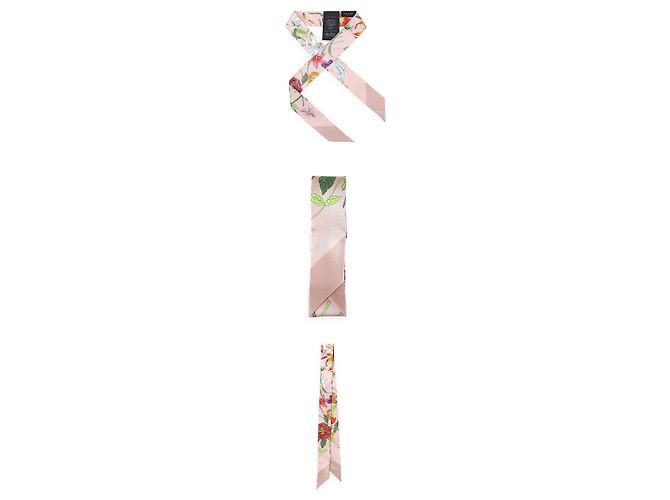 Gucci Sciarpa di seta con stampa floreale da donna - vista 3