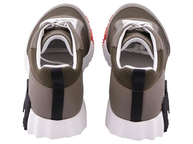 Hermès Bouncing sneaker Khaki Leder Mesh - Ansicht 6