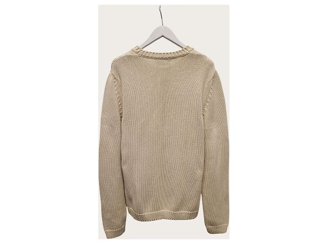 Gucci Beiger Hypnotism Intarsia Strickpullover - Ansicht 4