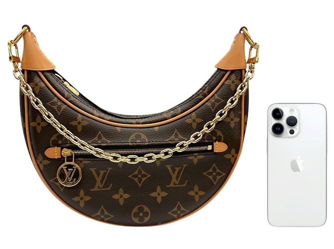 Louis Vuitton Borsa a spalla Monogram Loop Chain Borsa Hobo - vista 3