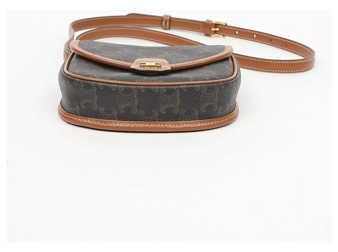 Céline Mini borsa tote in tela da donna, Tan - vista 6