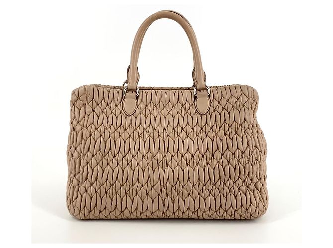 Miu Miu Borsa a Tracolla Nappa Crystal Tote Bag - vista 3