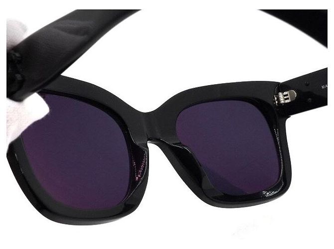 Chanel Gafas de sol Cat Eye de acetato negro - vista 7