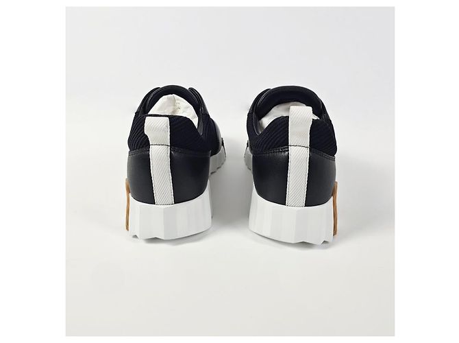 Hermès Bouncing Sneakers Donna Mesh Atletico Nero - vista 11