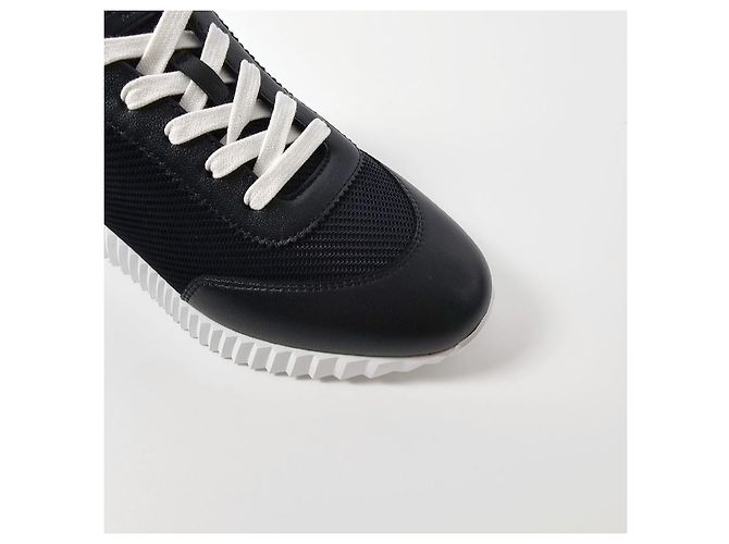 Hermès Bouncing Sneakers Donna Mesh Atletico Nero - vista 13