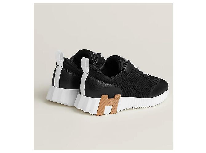 Hermès Bouncing Sneakers Donna Mesh Atletico Nero - vista 5