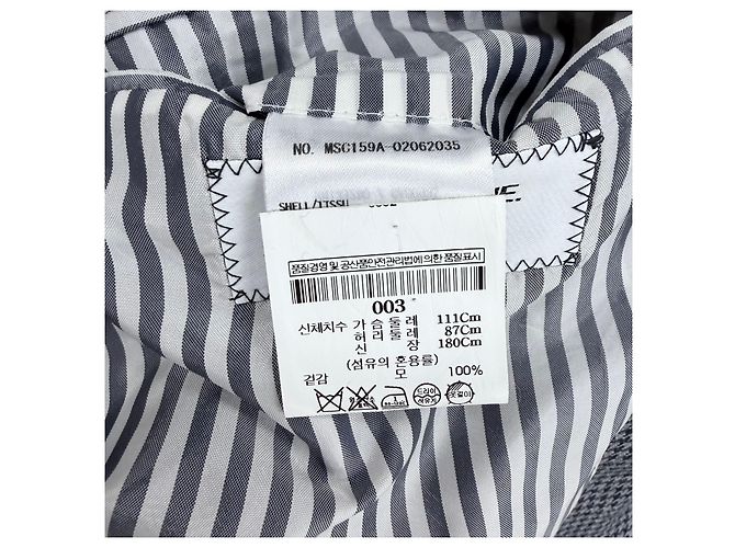 Thom Browne Wool Classic Check Suit Gray - view 6