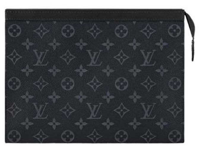 Louis Vuitton Pochette Voyage MM Monogram Eclipse Black - vista 2