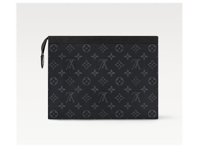 Louis Vuitton Pochette Voyage MM Monogram Eclipse Black - vista 6
