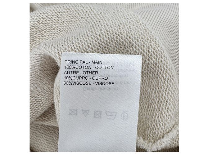 Louis Vuitton Half-Zip-Sweatshirt mit verziertem Logo Beige - Ansicht 13