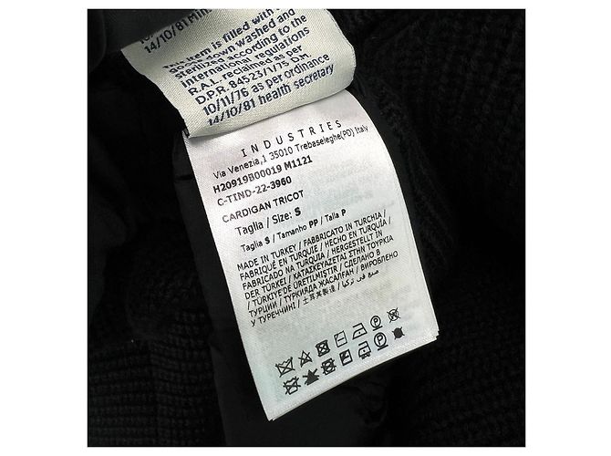 Moncler Hybrid Strick-Steppjacke Cardigan Navy - Ansicht 6