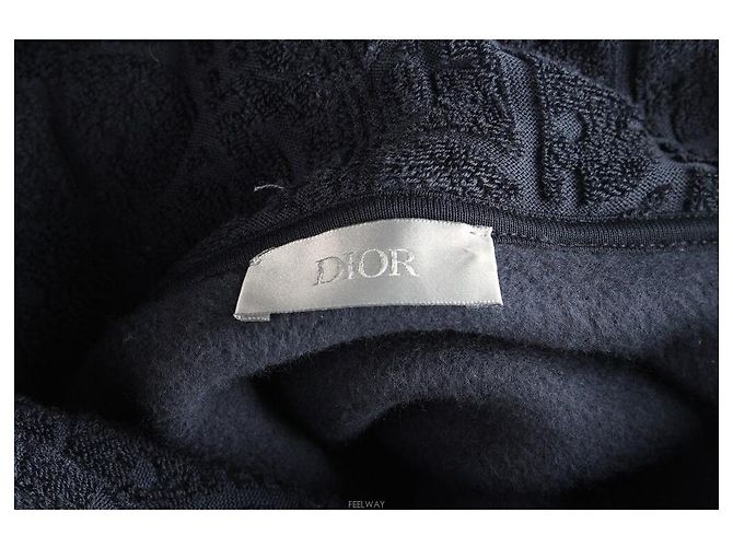 Dior Oblique Terry Hoodie Navy XL - Ansicht 5