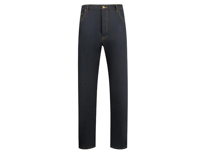 Pantaloni in denim selvedge 5 tasche Thom Browne blu - vista 2