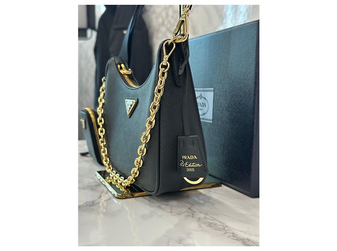Prada Re-Edition Saffiano Tasche - Ansicht 3