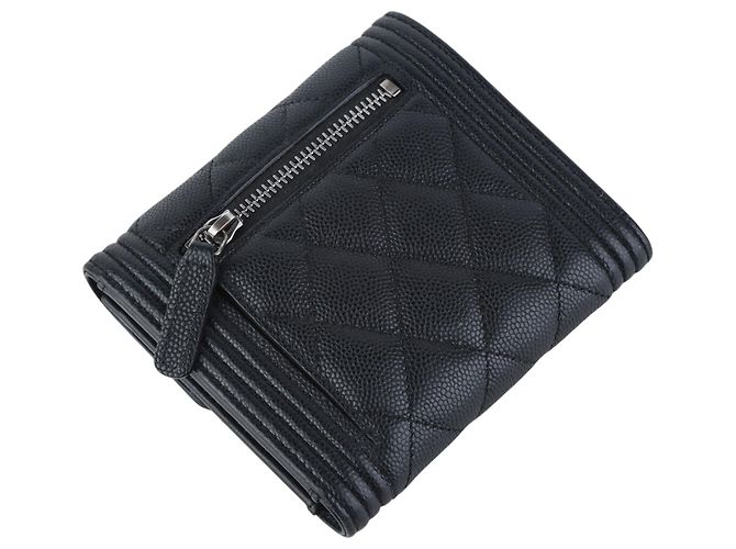 Chanel Cartera para mujer Caviar Boy Silver - vista 2