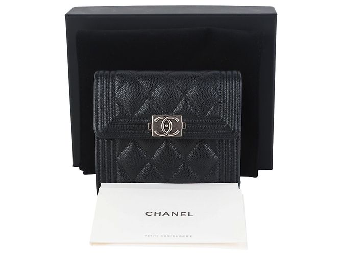 Chanel Cartera para mujer Caviar Boy Silver - vista 6