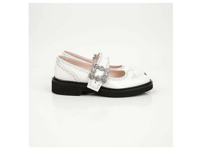Roger Vivier Mocassini Mary Jane con fiori - vista 3