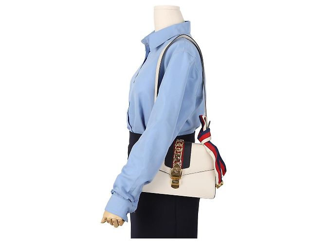 Gucci Picca borsa a tracolla bianca - vista 15