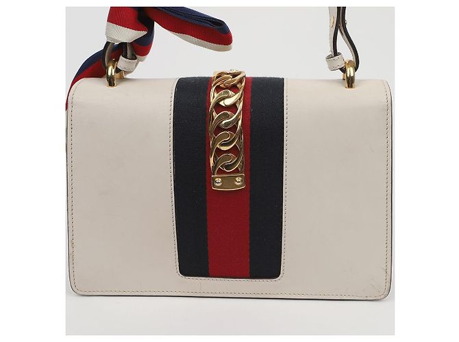 Gucci Picca borsa a tracolla bianca - vista 6