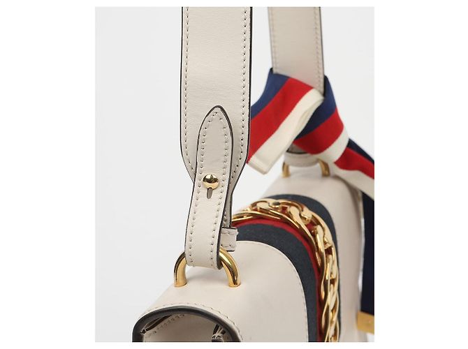 Gucci Picca borsa a tracolla bianca - vista 8
