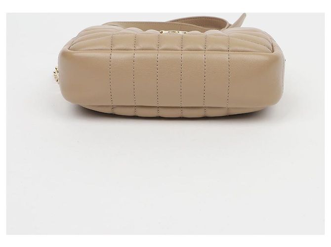 Burberry Mini Borsa Camera Matelassé Beige - vista 6