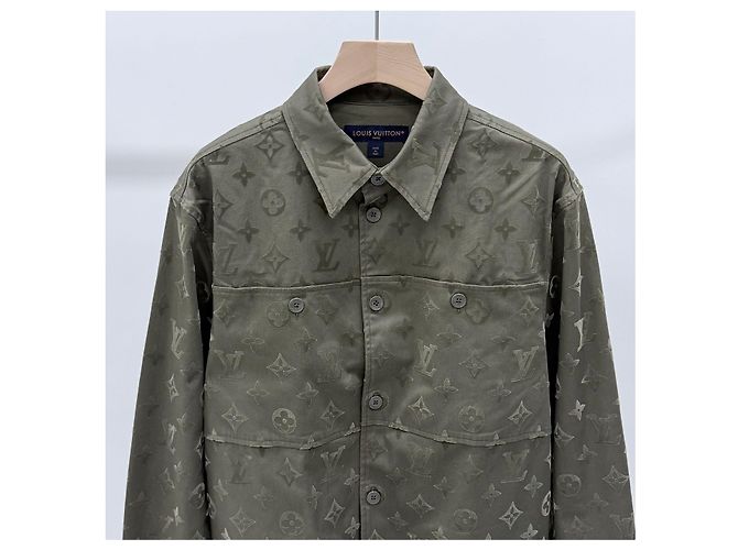Louis Vuitton Giacca sovrappunto in velluto di cotone monogram - vista 2