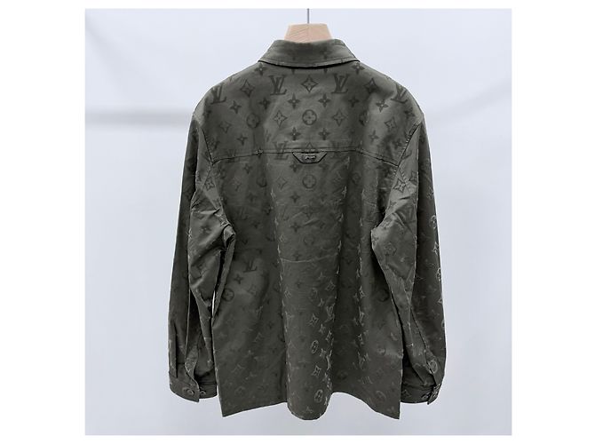 Louis Vuitton Giacca sovrappunto in velluto di cotone monogram - vista 4
