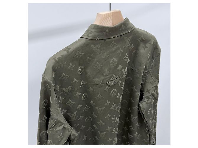 Louis Vuitton Giacca sovrappunto in velluto di cotone monogram - vista 5