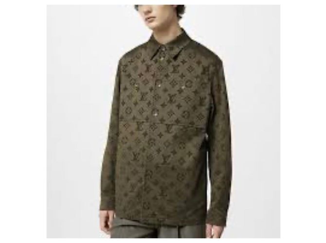 Louis Vuitton Giacca sovrappunto in velluto di cotone monogram - vista 7