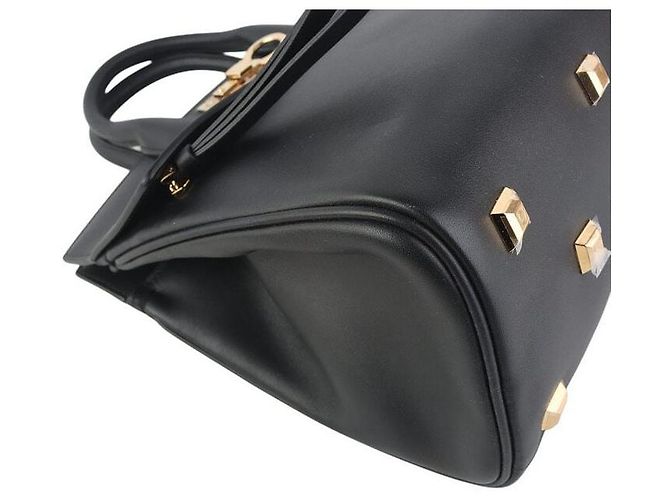 Salvatore Ferragamo Borsa Studio Gancini Gold Small - vista 5