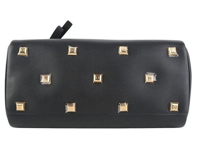 Salvatore Ferragamo Borsa Studio Gancini Gold Small - vista 7