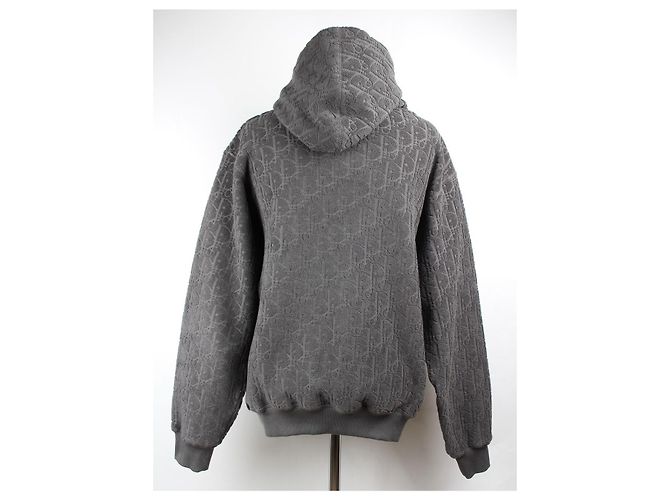 Dior Terry Oblique Hoodie Gray XL - Ansicht 2