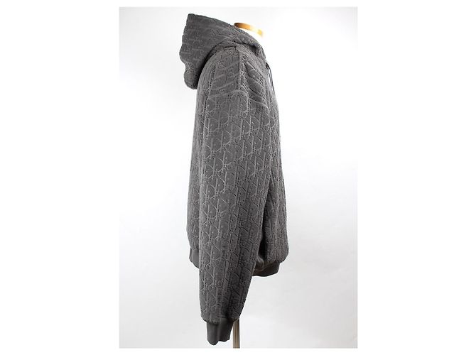 Dior Terry Oblique Hoodie Gray XL - Ansicht 3