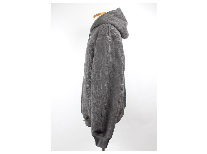 Dior Terry Oblique Hoodie Gray XL - Ansicht 4