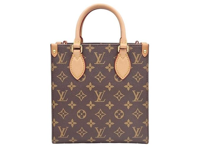 Louis Vuitton Monogram Sac Plat BB Borsa Tote - vista 2